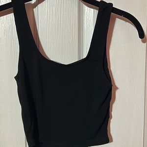AMBIANCE SIZE SMALL WOMENS TOP BLACK GOING OUT PARTY CROP TOP CORSET STYLE GOTH
